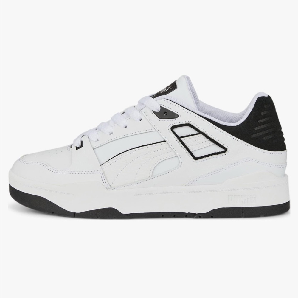 Puma Men's Classic White and Black Sneakers